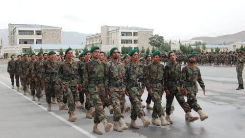 ANSF graduates trainees